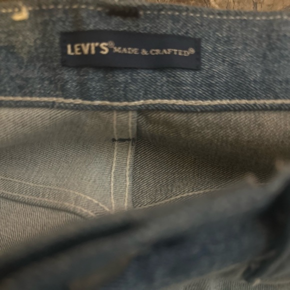 NWOT- Men’s Levi's 501 Made & Crafted Patchwork Original Fit Jeans. Size 32 x 32 - Picture 7 of 12